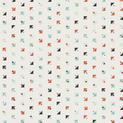 Abstract Color Halftone Dots generative art background illustration