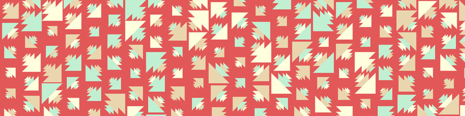 Abstract Color Halftone Dots generative art background illustration