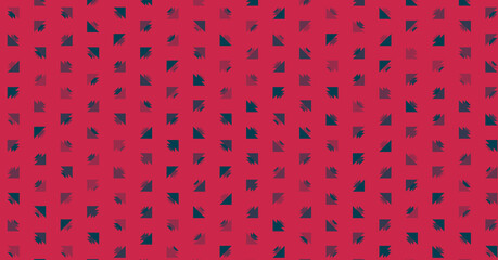 Abstract Color Halftone Dots generative art background illustration