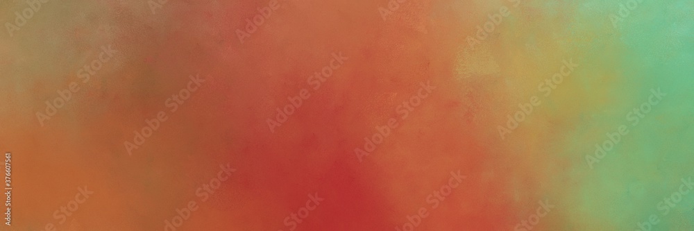 Aufkleber abstract colorful gradient background and sienna, dark sea green and dark khaki colors. art can be u