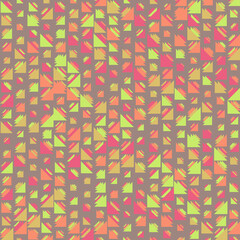 Abstract Color Halftone Dots generative art background illustration