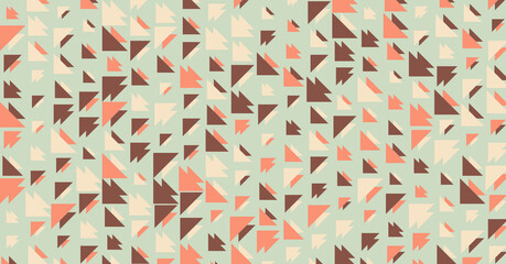 Abstract Color Halftone Dots generative art background illustration