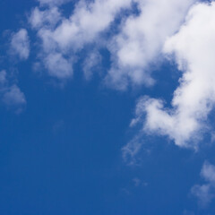 background blue sky and beautiful clouds