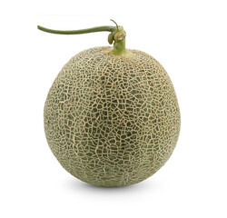 Melon fruits isolated on white background