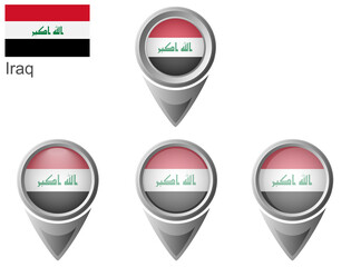 territory icon or country flag of Iraq