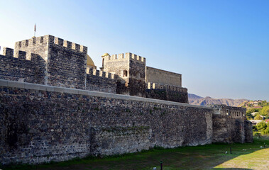 Fototapeta na wymiar Georgia Republic - Rabat Fortress Battlements in Akhaltsikhe