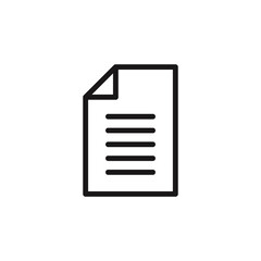 File icon on white background. Vector