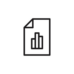 File icon on white background. Vector