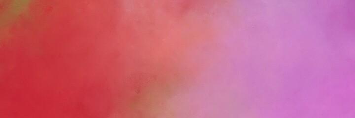 abstract colorful gradient background graphic and moderate red, orchid and pale violet red colors. can be used as card, banner or header