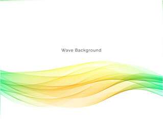 Colorful smoke wave design modern background