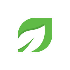 Abstract Leaf Vector , Nature Logo