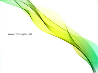 Colorful dynamic wave design stylish background