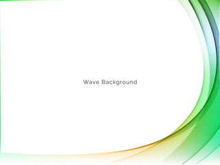 Colorful smoke wave design modern background
