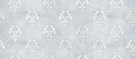 Damask seamless pattern, vintage wallpaper design