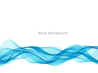 Blue wave design minimal motion background