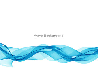 Blue wave design background