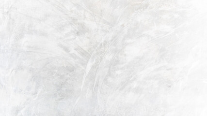 Vintage white old plaster wall background for graphic design or wallpaper Soft concrete floor pattern in retro concept