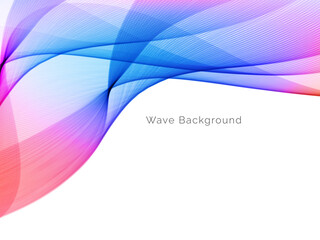 colorful wave abstract background