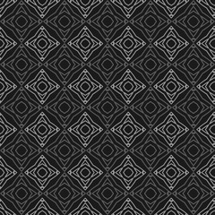 Seamless pattern with geometric pattern. Gray, monochrome background. Infinite texture for Wallpaper.