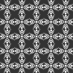 Vector background pattern. Modern elegant texture. Seamless pattern for wallpaper design. Black and white colors