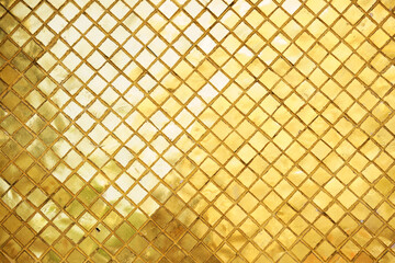 grunge golden tile texture background