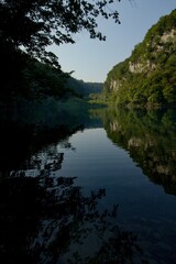 Cascades and waterfalls in the landscape of Plitvice Lakes National Park (Plitvička jezera), Croatia, southeast Europe, UNESCO World Heritage