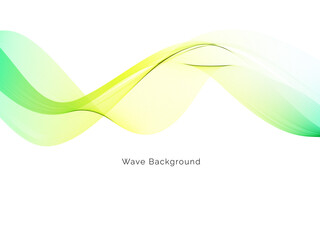 Colorful smoke wave design modern background