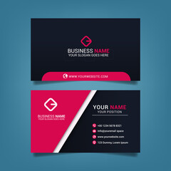 business card template vector illustration