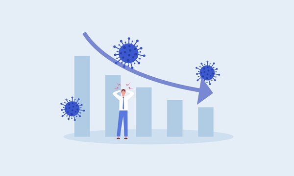 Coronavirus Economics Collapse, COVID-19 Impact Financial Crisis, Business To Survive And Economics Stimulus
