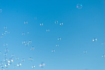 青空とシャボン玉