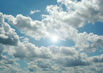 Cloudy sky background