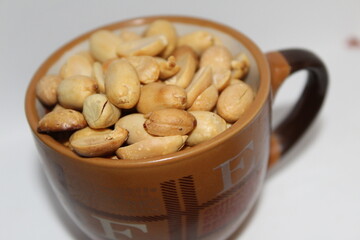 peanuts in a bowl