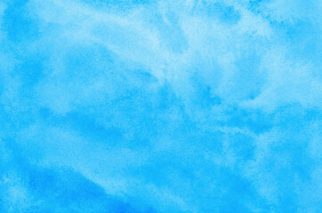 Abstract blue watercolor background texture