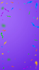 Obraz na płótnie Canvas Streamers and confetti. Colorful streamers tinsel 