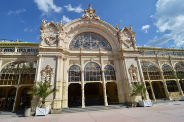 colonnade in Marianske lazne (Marienbad), czcech republic