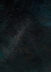 Milky Way and stars in outer space
