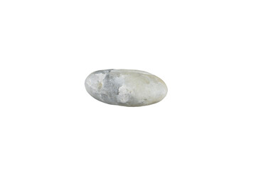 gravel stone on white background,clipping path 