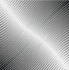 Abstract warped Diagonal Striped Background . Vector curved twisted slanting, waved lines texture

