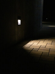 pathway illuminated