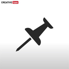 Push Pin icon vector eps 10