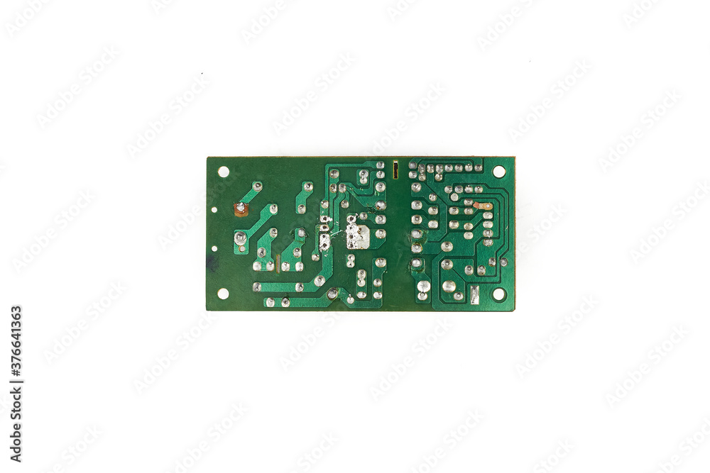 Wall mural electronic circuit board