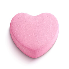 Heart-shaped candy