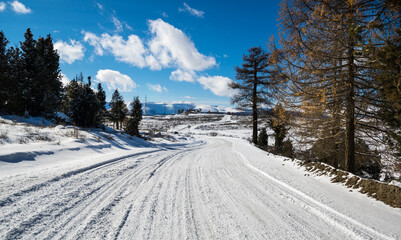 Obraz premium View of Ulagan Highlands