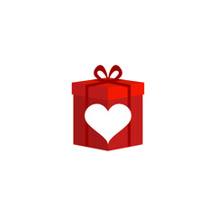 Illustration Vector Graphic of Love Gift Box. Perfect to use for Gift Store