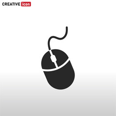 Mouse icon vector . Computer mouse