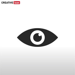 View icon vector . Eye sign