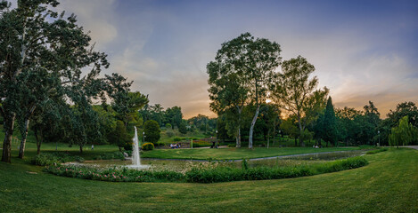 Mossèn Cinto Verdaguer Garden in Barcelona, Catalunya, Spain