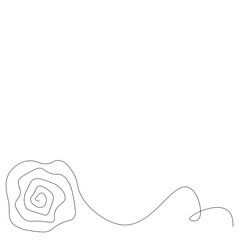 Rose background flower design. Vector illustration