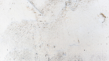Vintage white old plaster wall background for graphic design or wallpaper Soft concrete floor pattern in retro concept