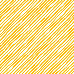 Seamless pattern with hand drawn diagonal stripes